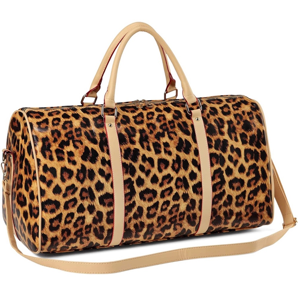 Leopard Animal Weekender Bag.